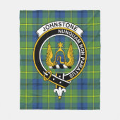 Clan Johnston Oude Tartan Plaid Fleece Deken (Voorkant)
