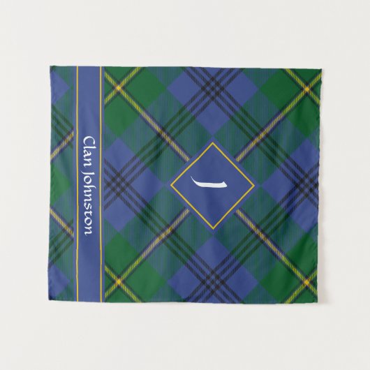 Clan Johnston Tartan Alternative Wandkleed (Voorkant (horizontaal))