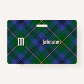 Clan Johnston Tartan Badge (Voorkant)