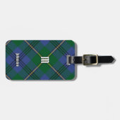 Clan Johnston Tartan Bagagelabel (Voorkant horizontaal)