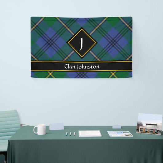 Clan Johnston Tartan Banner (Beurs)