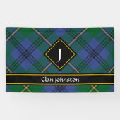 Clan Johnston Tartan Banner (Horizontaal)