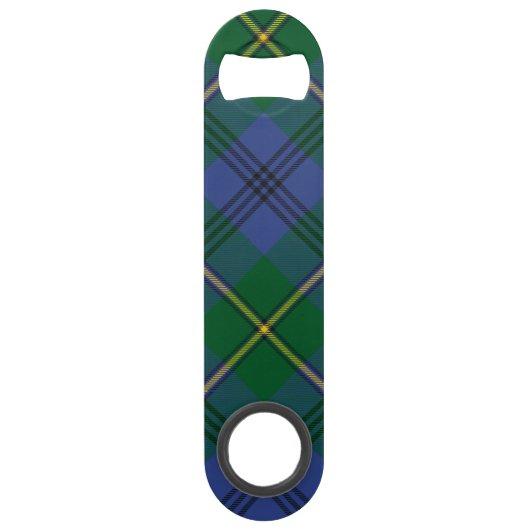 Clan Johnston Tartan Bar Key Speed Flessenopener (Achterkant)