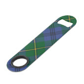 Clan Johnston Tartan Bar Key Speed Flessenopener (Achterkant Gekanteld)