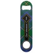Clan Johnston Tartan Bar Key Speed Flessenopener (Voorkant)