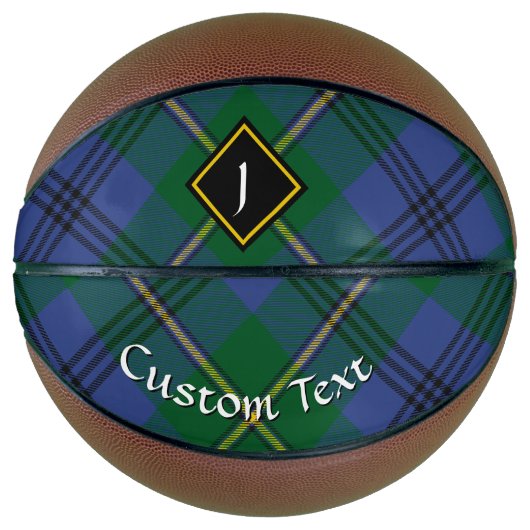 Clan Johnston Tartan Basketball Basketbal (Voorkant)