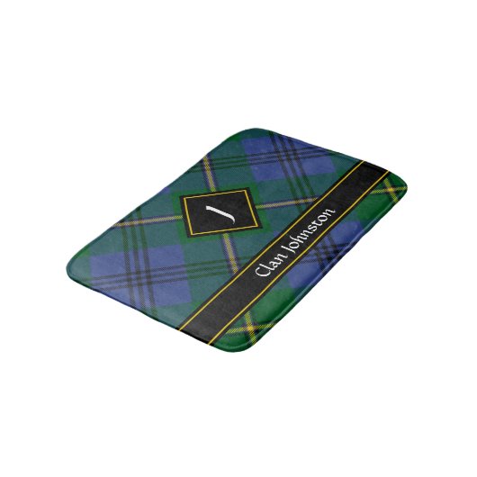 Clan Johnston Tartan Bath Mat (Gekanteld)