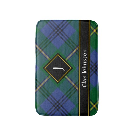 Clan Johnston Tartan Bath Mat (Voorkant Verticaal)