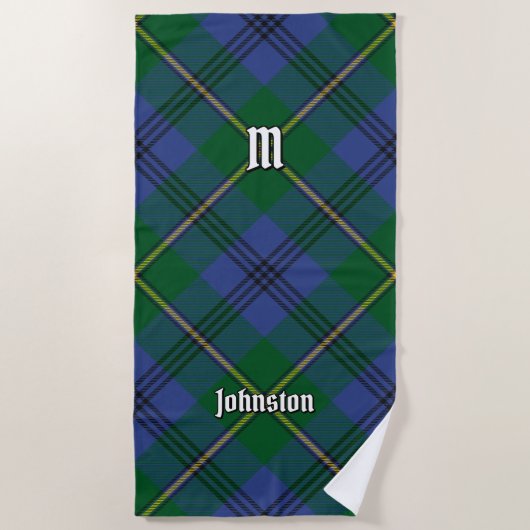 Clan Johnston Tartan Beach Towel Strandlaken (Voorkant)