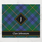 Clan Johnston Tartan Beer Fles Label Bier Etiket (Enkel label)