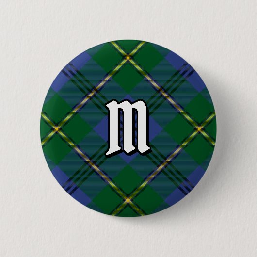 Clan Johnston Tartan Button (Voorkant)