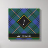 Clan Johnston Tartan Canvas Print (Voorkant)