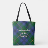 Clan Johnston Tartan Canvas tas (Achterkant)