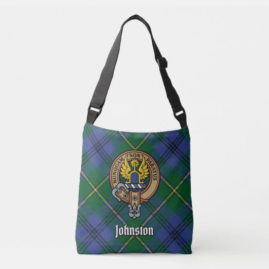 Clan Johnston Tartan Crossbody Bag Crossbody Tas (Voorkant)