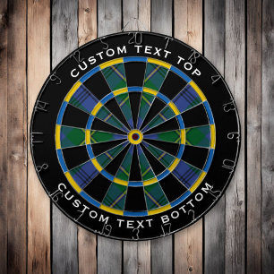 Clan Johnston Tartan Dart Board Dartbord