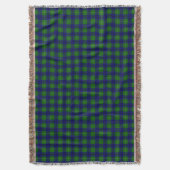 Clan Johnston Tartan Deken (Voorkant Verticaal)