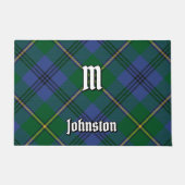 Clan Johnston Tartan Doormat Deurmat (Voorkant)