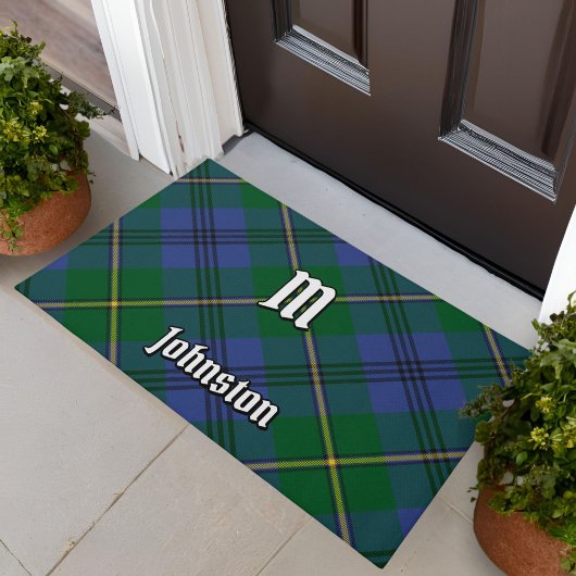 Clan Johnston Tartan Doormat Deurmat