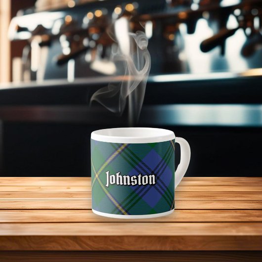 Clan Johnston Tartan Espresso Cup Kop