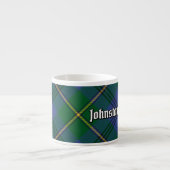 Clan Johnston Tartan Espresso Cup Kop (Voorkant)