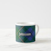 Clan Johnston Tartan Espresso Cup Kop (Voorkant rechts)
