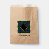 Clan Johnston Tartan Favor Bag Bedankzakje (Voorkant)
