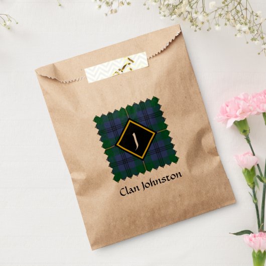 Clan Johnston Tartan Favor Bag Bedankzakje (Gezegeld)