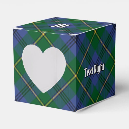 Clan Johnston Tartan Favor Box Bedankdoosjes (Voorkant Zijde)