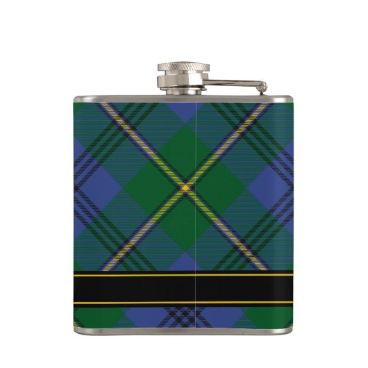 Clan Johnston Tartan Flask Heupfles (Achterkant)