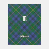 Clan Johnston Tartan Fleece Blanket (Voorkant)