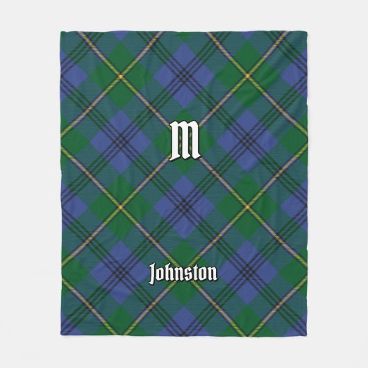 Clan Johnston Tartan Fleece Blanket Deken (Voorkant)