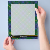 Clan Johnston Tartan Flyer (Hand)