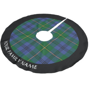 Clan Johnston Tartan geborsteld polyester Tree Ski Kerstboom Rok