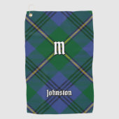 Clan Johnston Tartan Golf Towel Golfhanddoek (Voorkant)