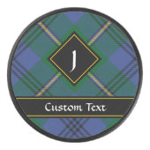 Clan Johnston Tartan Hockey Puck (Voorkant)