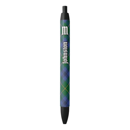 Clan Johnston Tartan Ink Pen (Voorkant Verticaal)