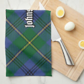 Clan Johnston Tartan Kitchen Towel Theedoek (Quarter Fold)