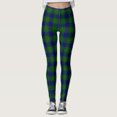 Clan Johnston Tartan Leggings (Voorkant)