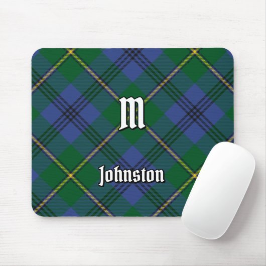 Clan Johnston Tartan Muismat (Met muis)