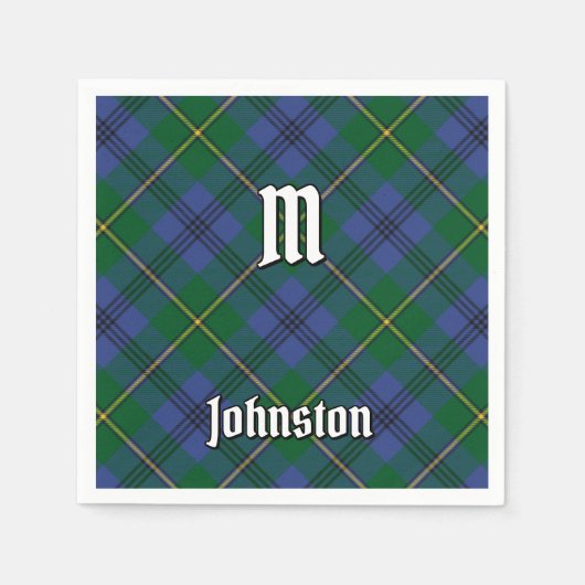 Clan Johnston Tartan Napkins Servet (Voorkant)