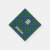 Clan Johnston Tartan Napkins Servet (Hoek)