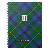 Clan Johnston Tartan Notitieboek (Voorkant)