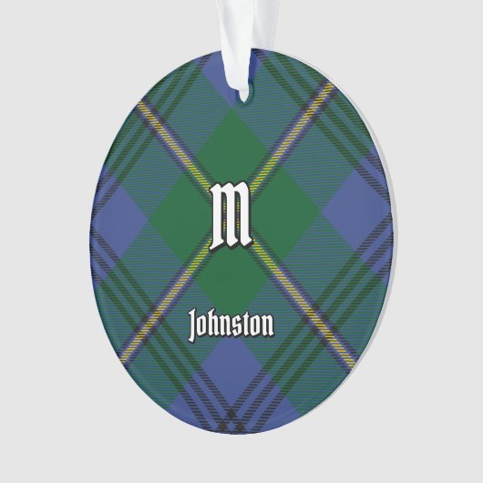 Clan Johnston Tartan Ornament (voorkant)
