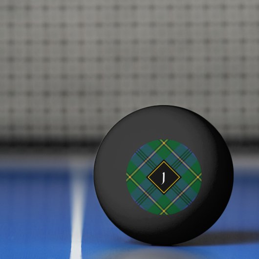 Clan Johnston Tartan Ping Pong Ball (Net)