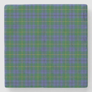 Clan Johnston Tartan Pset Stone Onderzetter