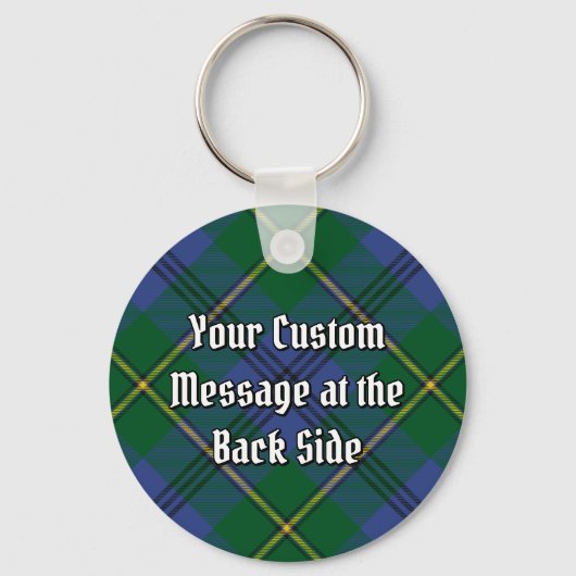 Clan Johnston Tartan Sleutelhanger (Achterkant)