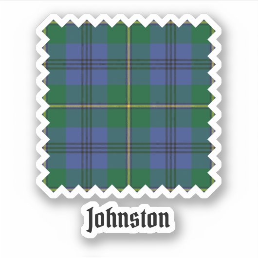 Clan Johnston Tartan Sticker (Voorkant)