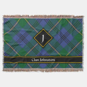 Clan Johnston Tartan Throw Blanket Deken (Voorkant)