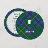 Clan Johnston Tartan Uitnodiging (Voorkant / Achterkant)