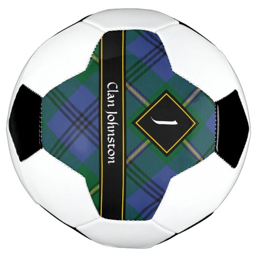 Clan Johnston Tartan Voetbal (Gedraaid)